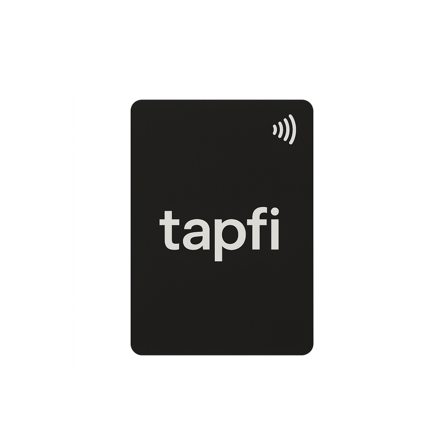 Your guest, friend, or customer taps the card with their phone.